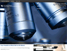 Tablet Screenshot of centexpathlab.com